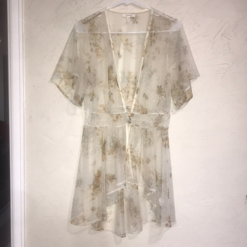 2/$10 High low sheer kimono